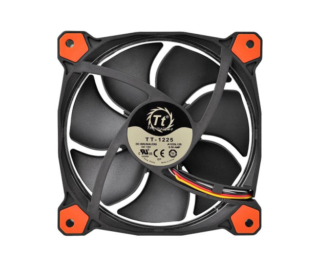 THERMALTAKE Riing 12 LED Red 3 Pack (3x120mm, LNC, 1500 RPM) Retail/Box CL-F055-PL12RE-A - 1389559 - zdjęcie 3
